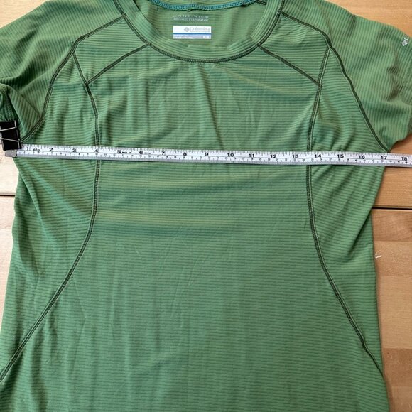 Columbia Omni Wick SS Shirt, Medium, Green - Picture 8 of 12